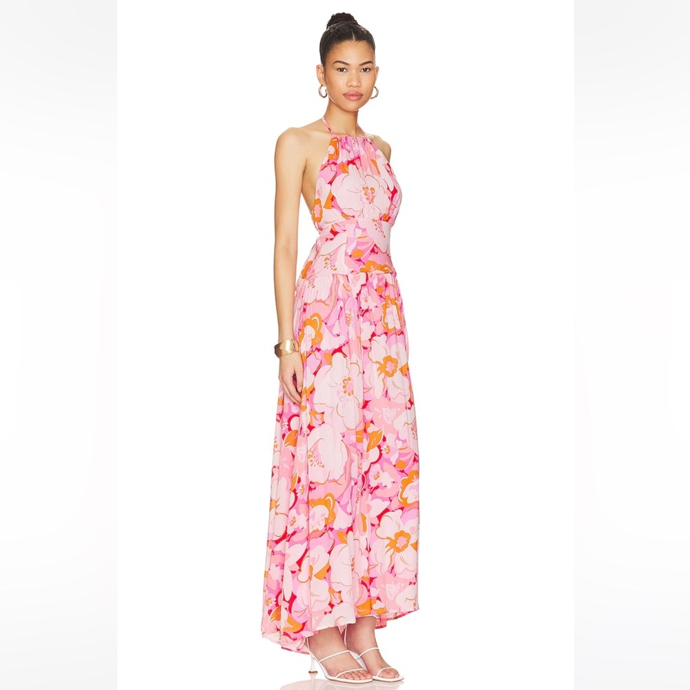 NWOT MINKPINK Josie Halter Maxi Dress in Floral